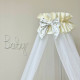 Балдахін Msonya унісекс білий зі стрічкою
