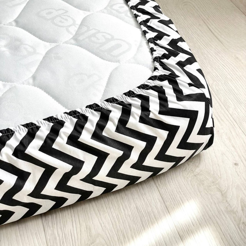 Постільна білизна Msonya ясла поплін Літери чорні