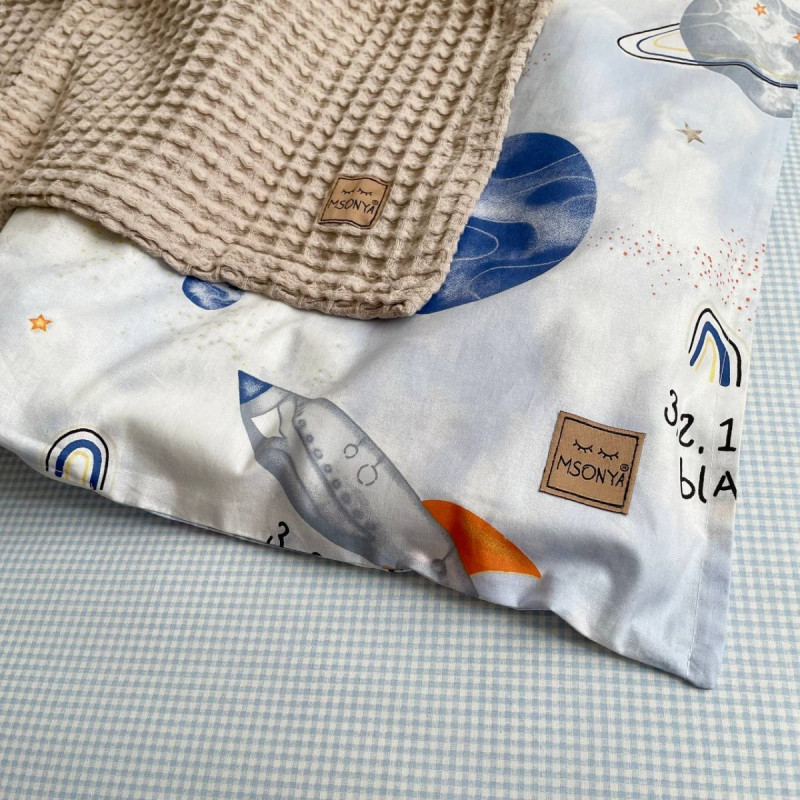 Постільна білизна Msonya ясла поплін Планети