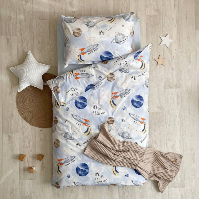Постільна білизна Msonya ясла поплін Планети