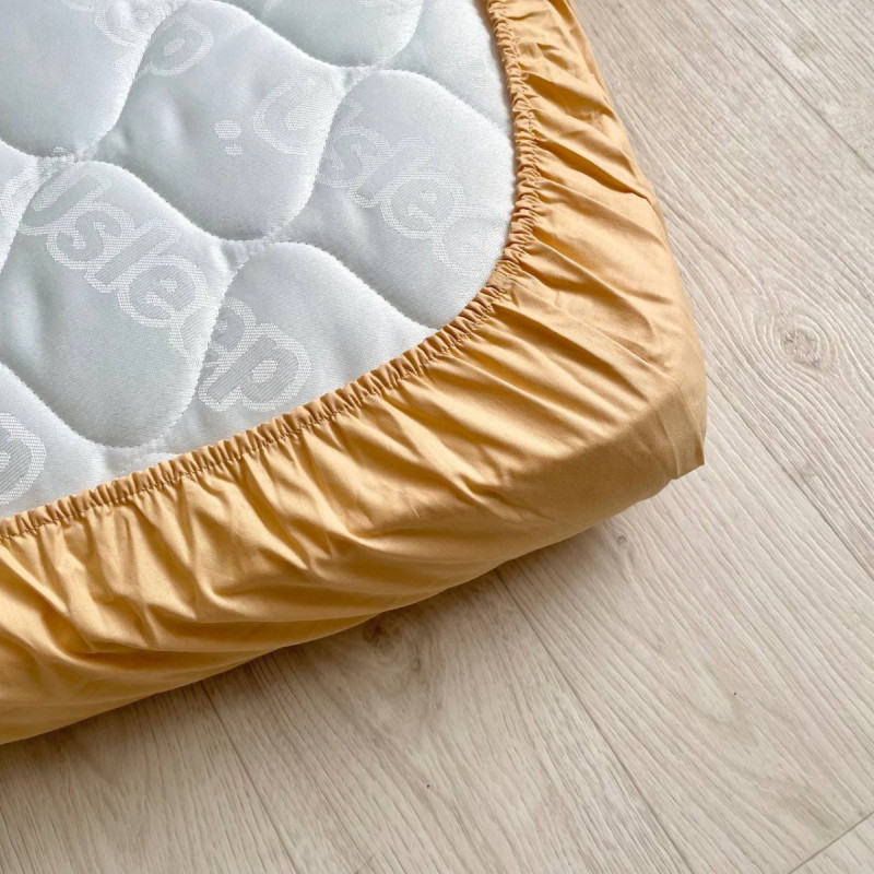 Постільна білизна Msonya ясла поплін гірчиця/ягода