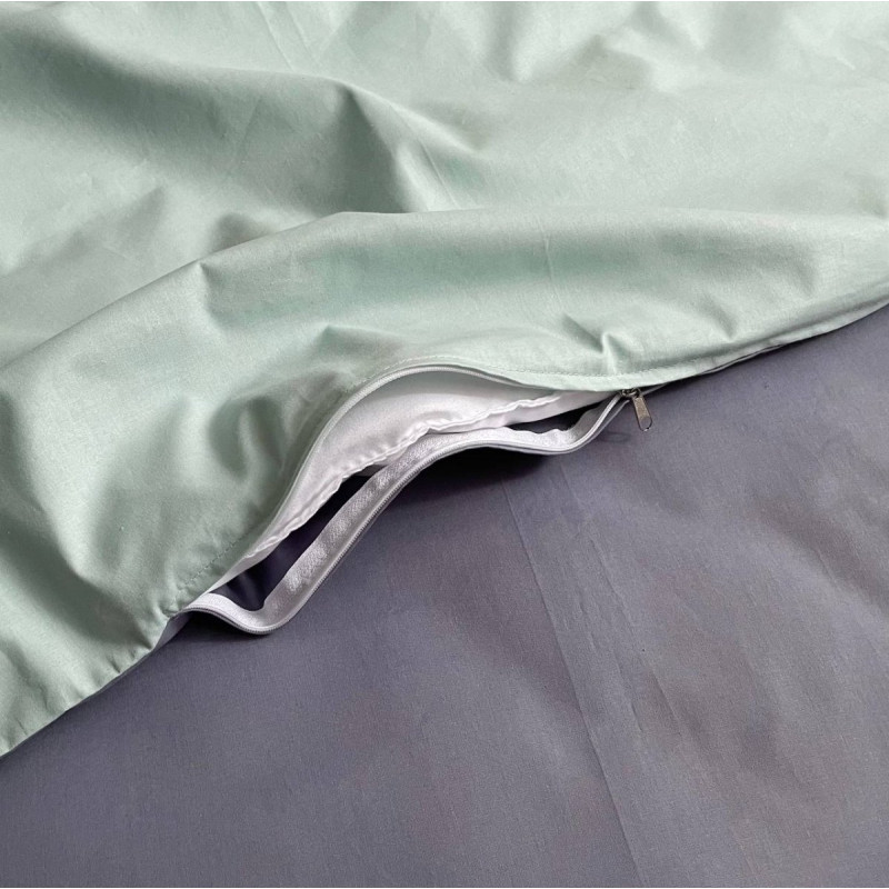 Постільна білизна Msonya ясла поплін м'ята/джинс