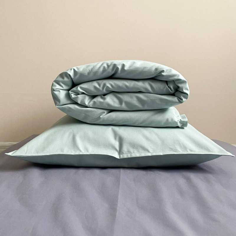 Постільна білизна Msonya ясла поплін м'ята/джинс