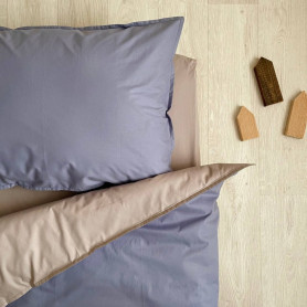 Постільна білизна Msonya ясла поплін сірий/джинс