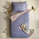 Постільна білизна Msonya ясла поплін сірий/джинс