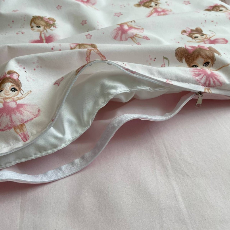 Постільна білизна Msonya ясла поплін Танцівниці на рожевому