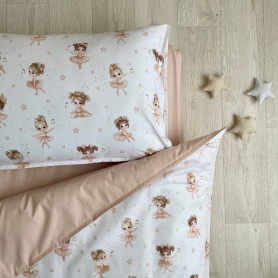 Постільна білизна Msonya ясла поплін Танцівниці на білому