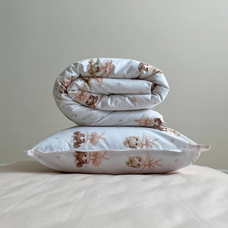 Постільна білизна Msonya ясла поплін Танцівниці на білому