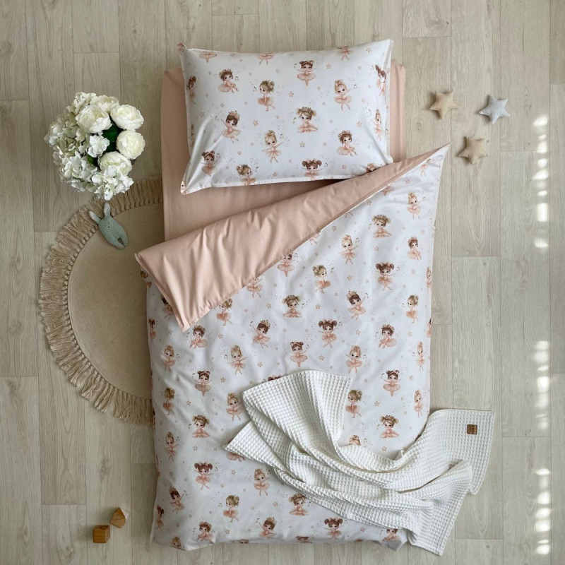 Постільна білизна Msonya ясла поплін Танцівниці на білому