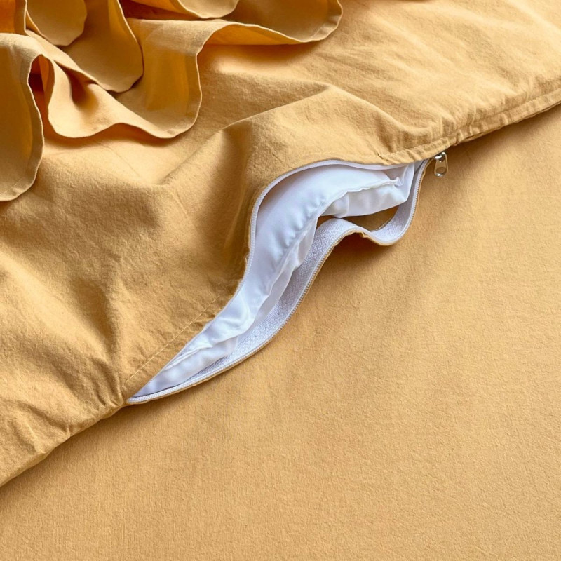 Постільна білизна Msonya ясла варенка з рюшем гірчиця