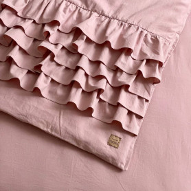 Постільна білизна Msonya ясла варенка з рюшем пудра