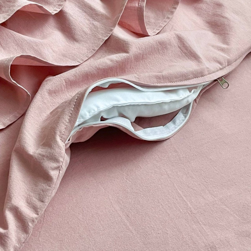 Постільна білизна Msonya ясла варенка з рюшем пудра