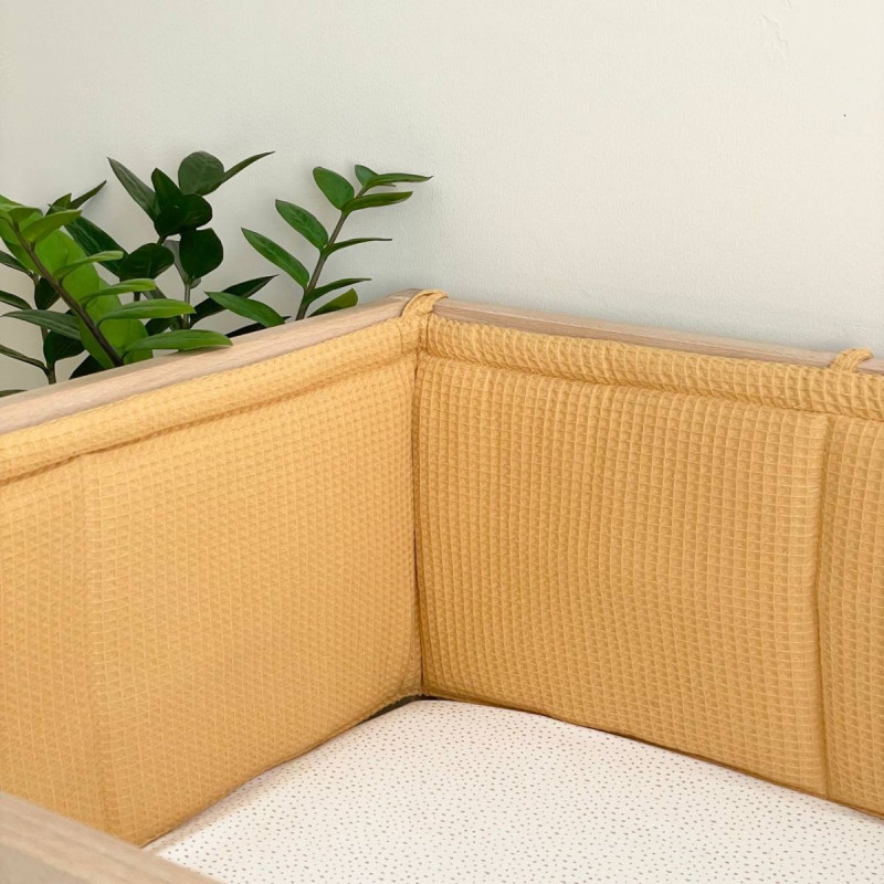 Бортик Msonya у ліжко унісекс гірчиця