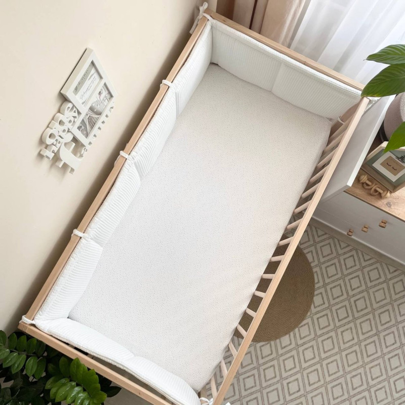 Бортик Msonya у ліжко унісекс білий