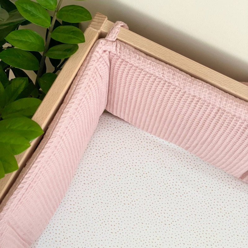 Бортик Msonya у ліжко дівчина пудра