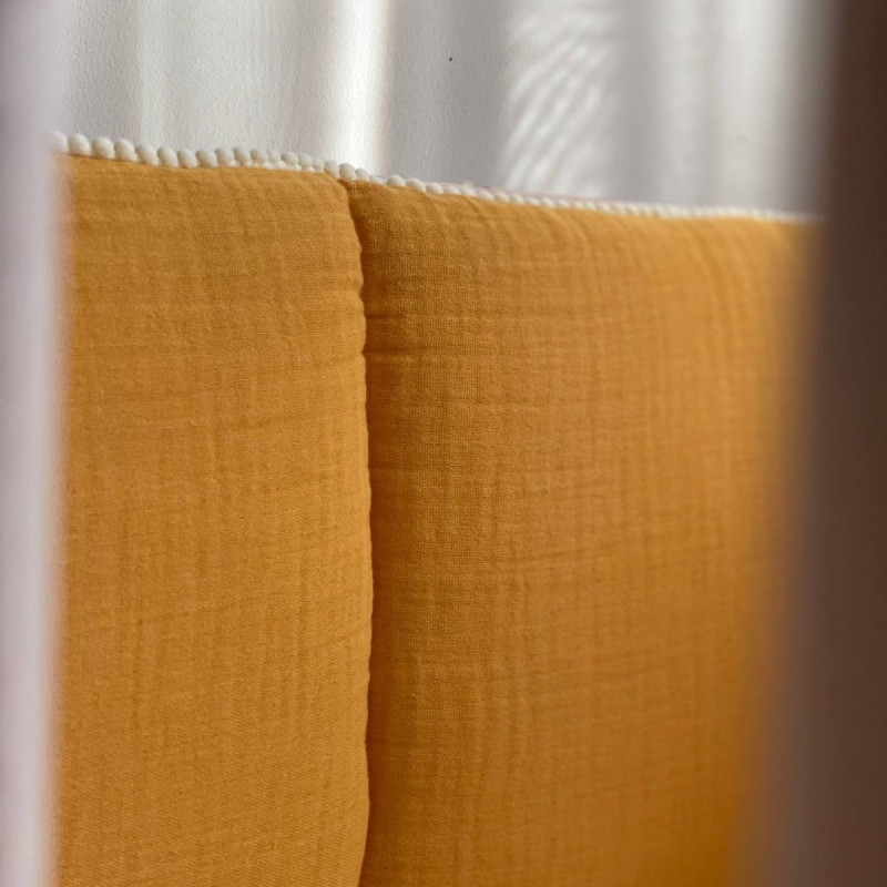 Постільна білизна Msonya Бортик у ліжко На 3 сторони ліжка унісекс гірчиця Стандарт 60х120