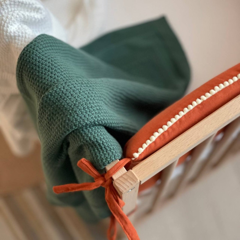 Постільна білизна Msonya Бортик у ліжко На 3 сторони ліжка унісекс теракот Стандарт 60х120