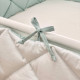Постільна білизна Msonya Стьобаний бортик м'ята темна/білий