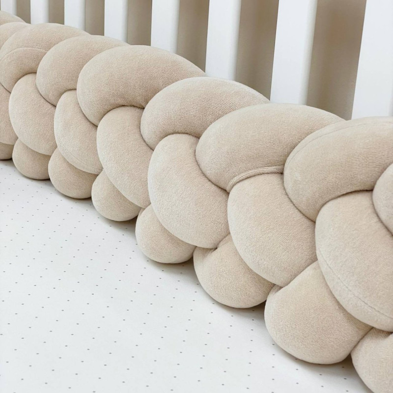 Постільна білизна Msonya Коса бежевий/бежевий/бежевий 4 плетіння