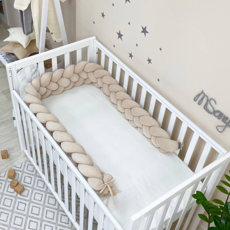 Постільна білизна Msonya Коса бежевий/бежевий/бежевий 4 плетіння