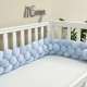 Постільна білизна Msonya Коса блакитний/блакитний/блакитний 4 плетіння