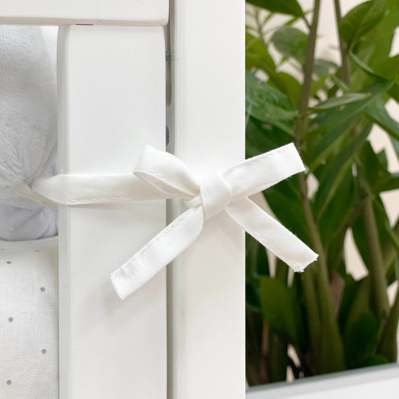 Постільна білизна Msonya Коса білий/білий/білий 4 плетіння