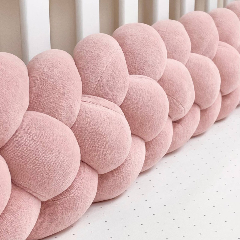 Постільна білизна Msonya Коса пудра/пудра/пудра 4 плетіння