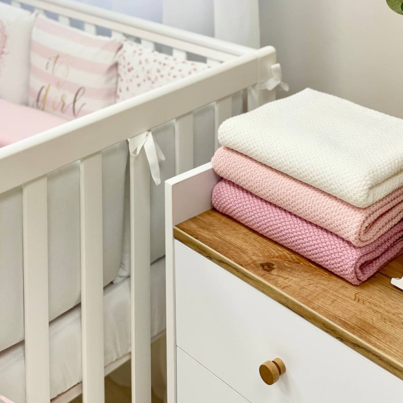 Постільна білизна Msonya Бортик у ліжко Подушки і Бортик-коса дівчина рожевий стандарт, овал 60х120, 70х120 0739249