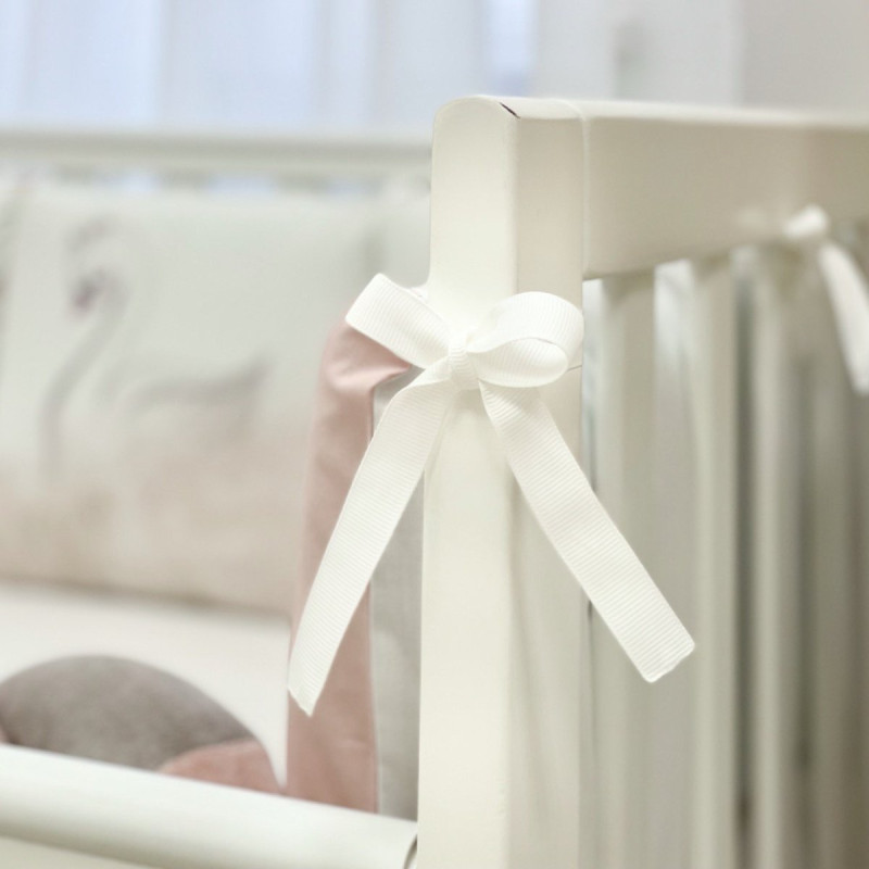 Постільна білизна Msonya Бортик у ліжко Подушки і Бортик-коса дівчина пудра стандарт, овал 60х120, 70х120 0739425