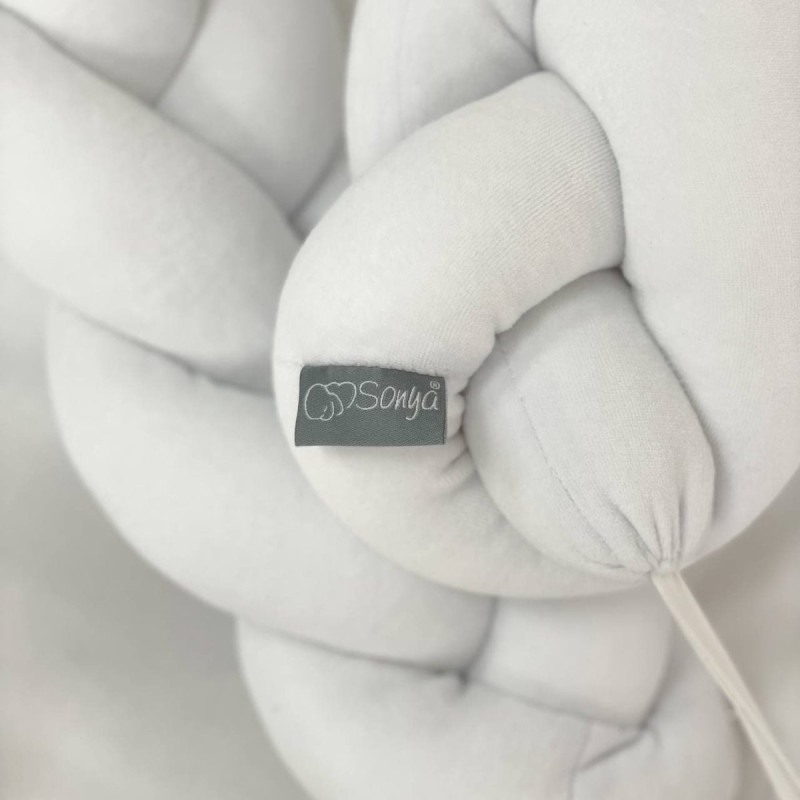 Постільна білизна Msonya Коса білий/білий/білий