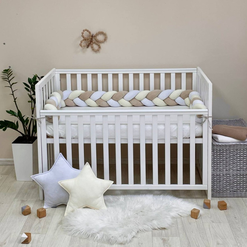 Постільна білизна Msonya Коса білий/молочний/бежевий