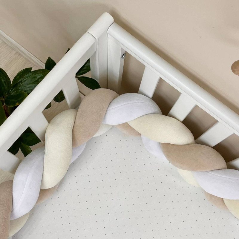 Постільна білизна Msonya Коса білий/молочний/бежевий