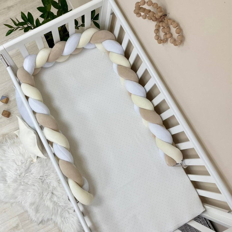 Постільна білизна Msonya Коса білий/молочний/бежевий