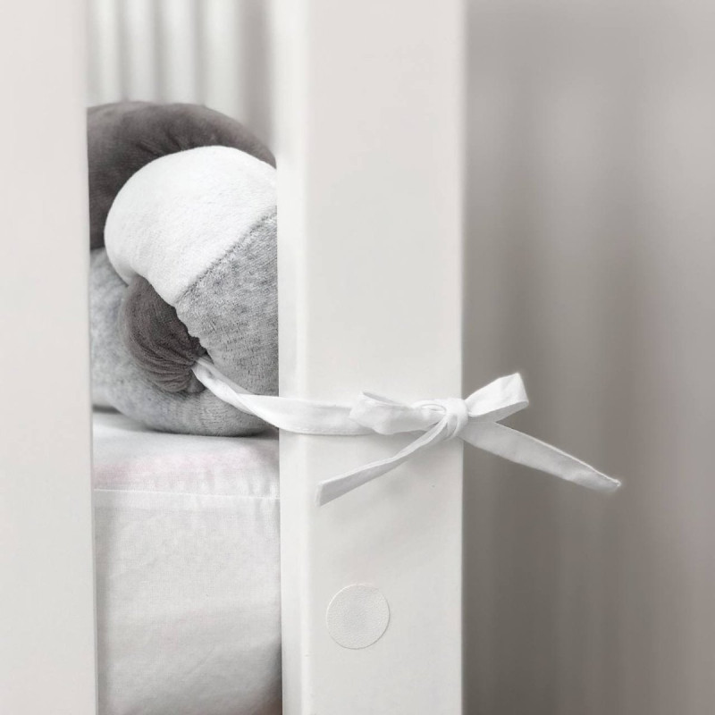 Постільна білизна Msonya Коса білий/сірий меланж/графіт Їжак