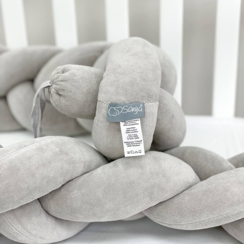 Постільна білизна Msonya Коса сірийсірий/сірий/сірий