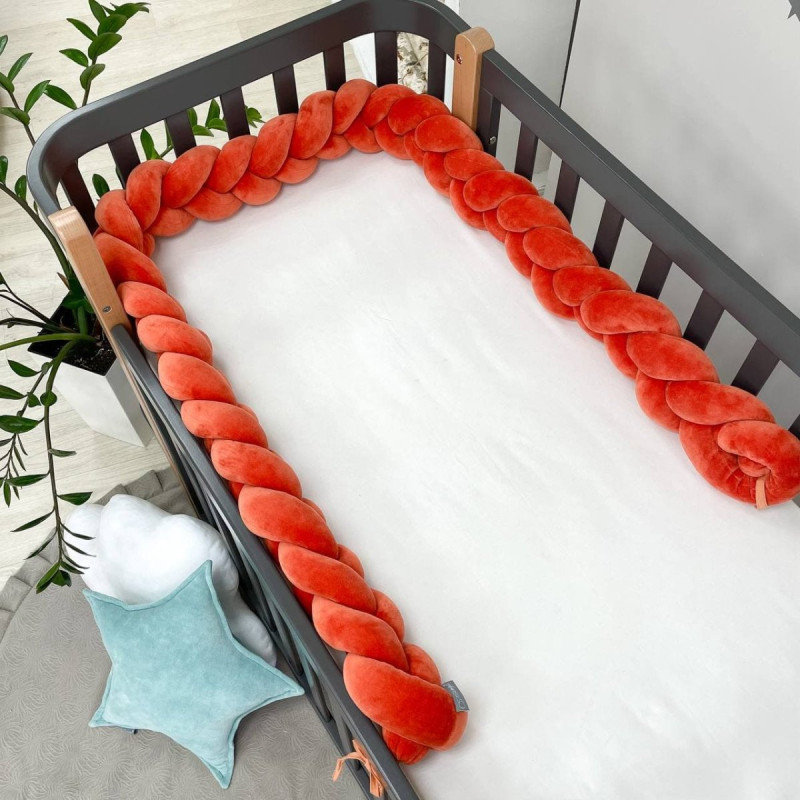 Постільна білизна Msonya Коса теракот теракот/теракот/теракот