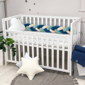 Постільна білизна Msonya Коса джинс/м'ята/гірчиця artD Ламы