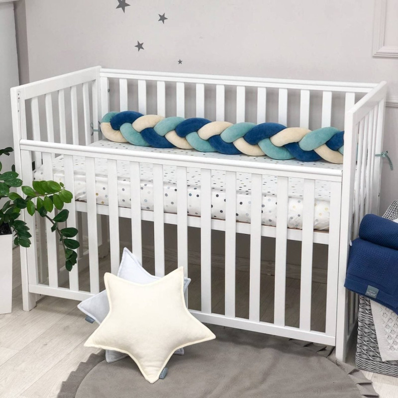 Постільна білизна Msonya Коса джинс/м'ята/гірчиця artD Ламы