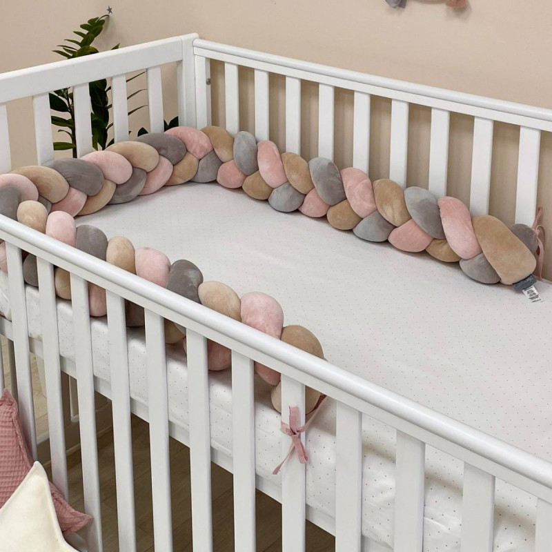 Постільна білизна Msonya Бортик у ліжко Бортик-коса дівчина пудра Стандарт/Овал 0758565