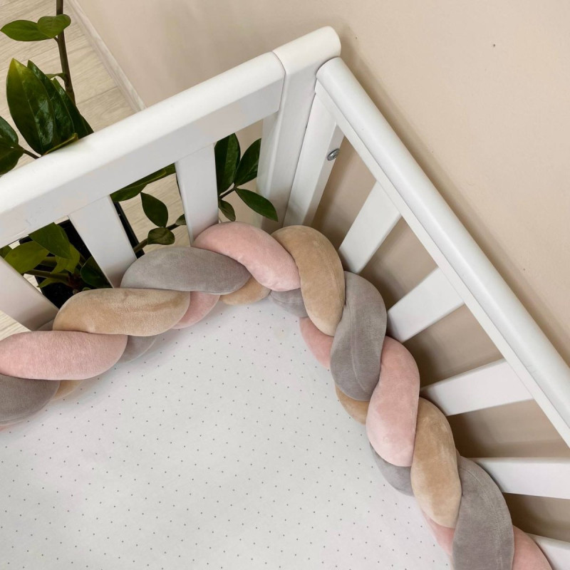 Постільна білизна Msonya Бортик у ліжко Бортик-коса дівчина пудра Стандарт/Овал 0758565