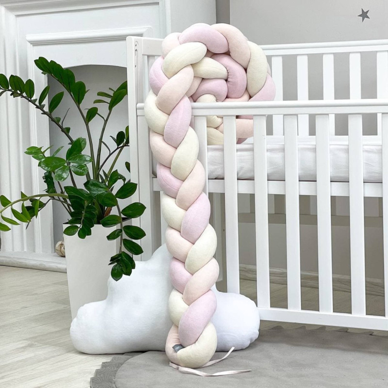 Постільна білизна Msonya Коса рожевий/ молочний/персик Candy