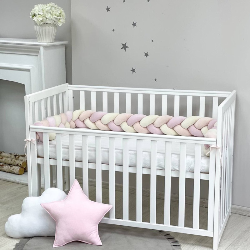 Постільна білизна Msonya Коса рожевий/ молочний/персик Candy