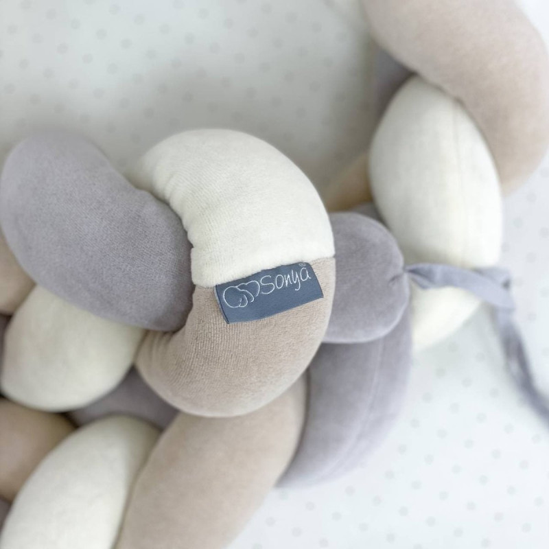 Постільна білизна Msonya Коса бежевий/молочний/сірий artD Majestic/печенька 0758569