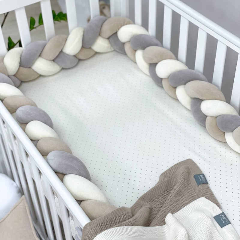 Постільна білизна Msonya Коса бежевий/молочний/сірий artD Majestic/печенька 0758569