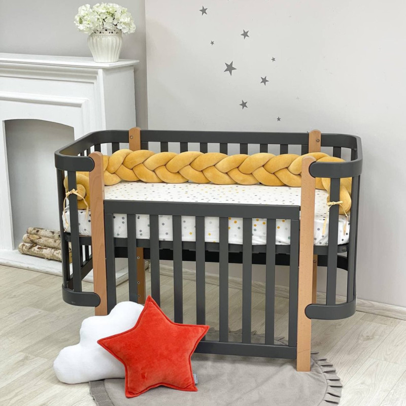 Постільна білизна Msonya Коса темна гірчиця т.гірчиця/т.гірчиця/т.гірчиця