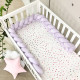 Постільна білизна Msonya Бортик у ліжко Бортик-коса дівчина ліла Стандарт/Овал