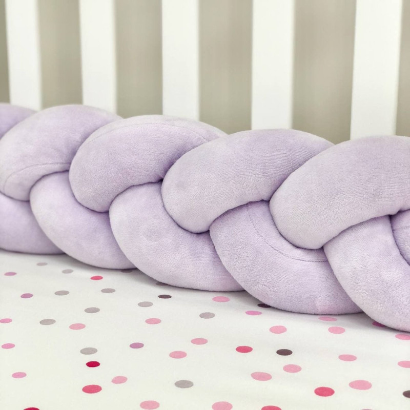 Постільна білизна Msonya Бортик у ліжко Бортик-коса дівчина ліла Стандарт/Овал