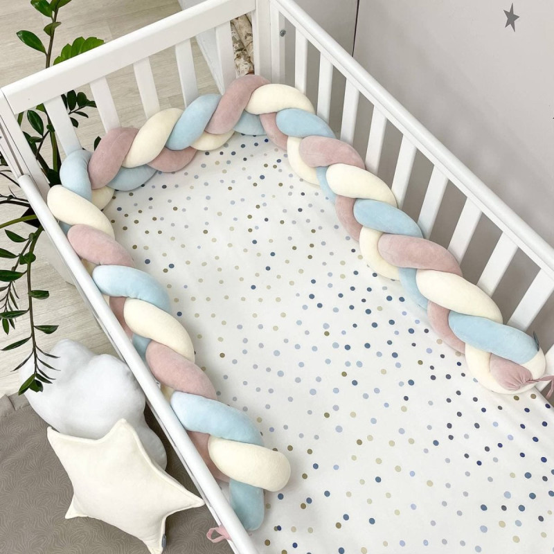 Постільна білизна Msonya Коса молочний/пудра/св м'ята