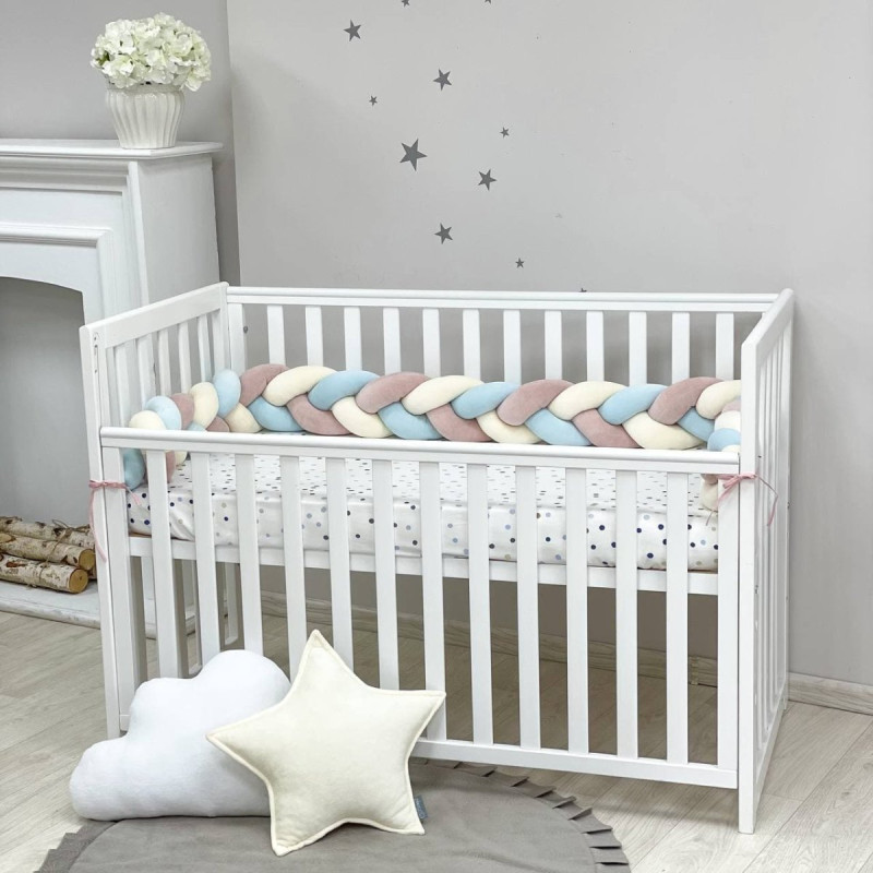 Постільна білизна Msonya Коса молочний/пудра/св м'ята