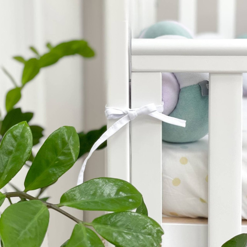 Постільна білизна Msonya Коса білий/т.мята/ліла